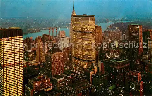 AK / Ansichtskarte New_York_City Panam Building Midtown Skyline New_York_City