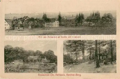 AK / Ansichtskarte Benthe Panorama Restaurant Rehbock Benther Berg Benthe