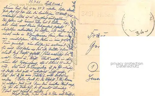 AK / Ansichtskarte Hubenrode Panorama Gemischtwaren Hch Koebberlin Kirche Hubenrode