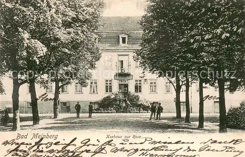 AK / Ansichtskarte Bad_Meinberg Kurhaus zur Rose Bad_Meinberg
