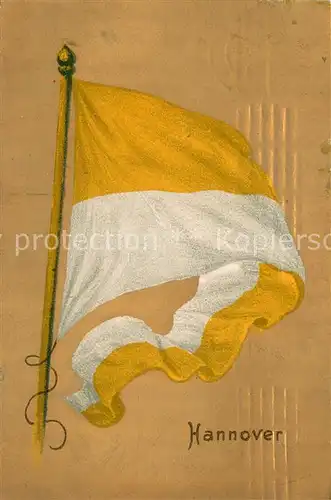 AK / Ansichtskarte Hannover Flagge Soldatenbrief Hannover