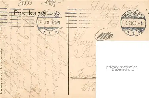 AK / Ansichtskarte Hannover Flagge Soldatenbrief Hannover