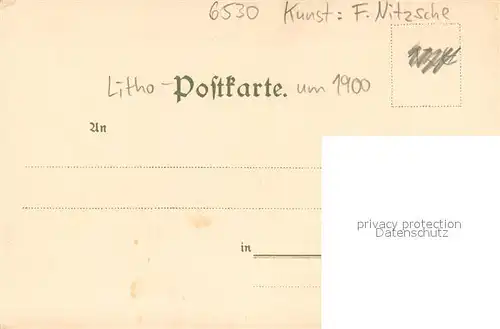 AK / Ansichtskarte Bingerbrueck_Rhein Panorama Lithographie Bingerbrueck Rhein