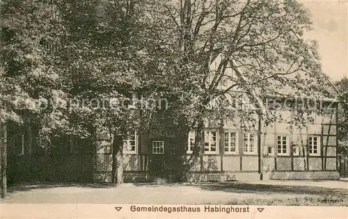 AK / Ansichtskarte Habinghorst_Castrop Rauxel Gemeindegasthaus 