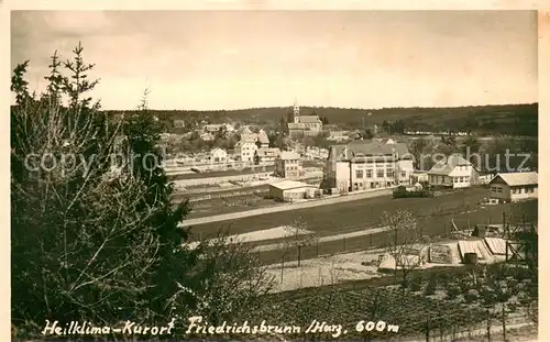 AK / Ansichtskarte Friedrichsbrunn_Harz Panorama Friedrichsbrunn Harz