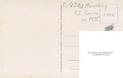 AK / Ansichtskarte Beuna_Geiseltal Gasthof zur Goldenen Krone Schule Jugendheim Kriegerdenkmal Beuna Geiseltal