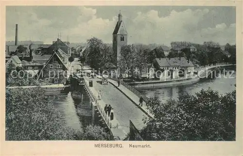 AK / Ansichtskarte Merseburg_Saale Neumarkt Merseburg_Saale