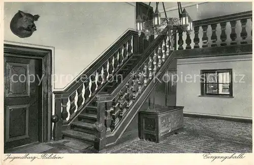 AK / Ansichtskarte Bilstein_Sauerland Eingangshalle Jugendburg Bilstein_Sauerland