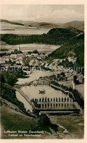 AK / Ansichtskarte Bilstein_Sauerland Freibad im Veischedetal Bilstein_Sauerland