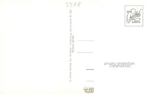 AK / Ansichtskarte Grafschaft_Sauerland Durchblick zum Kloster Torbogen Grafschaft_Sauerland