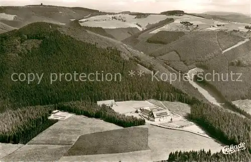 AK / Ansichtskarte Oberkirchen_Sauerland Hotel Pension Haus Hoher Knochen Oberkirchen_Sauerland