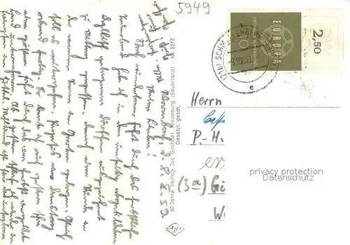 AK / Ansichtskarte Wormbach Ortsansicht mit Kirche Wormbach