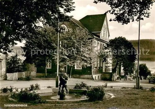 AK / Ansichtskarte Bad_Berleburg Jugendherberge Brunnen Kneipp Heilbad Bad_Berleburg