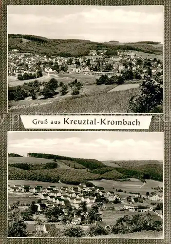 AK / Ansichtskarte Krombach_Westfalen Gesamtansicht Panorama Krombach_Westfalen