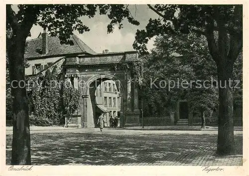 AK / Ansichtskarte Osnabrueck Hegertor Kupfertiefdruck Osnabrueck