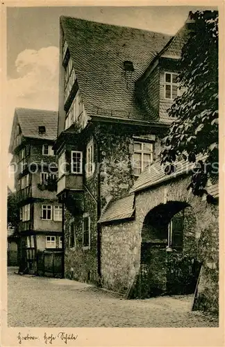 AK / Ansichtskarte Herborn_Hessen Hohe Schule Feldpost Herborn Hessen