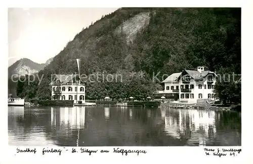 AK / Ansichtskarte St_Gilgen_Wolfgangsee Gasthof Fuerberg St_Gilgen_Wolfgangsee