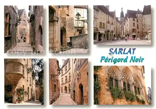 AK / Ansichtskarte Sarlat en Perigord Capitale du Perigord Noir Cite medievale Sarlat en Perigord