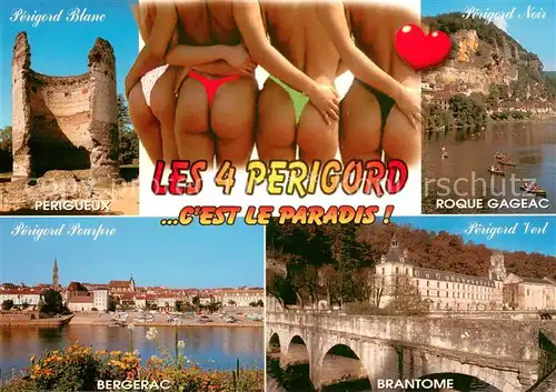 AK / Ansichtskarte Perigord Perigueux Roque Gageac Bergerac Brantome Perigord