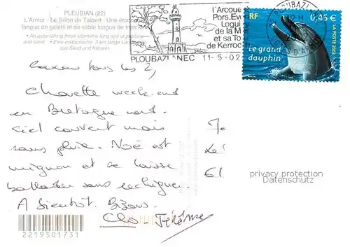 AK / Ansichtskarte Pleubian Le Sillon de Talbert Vue aerienne Pleubian