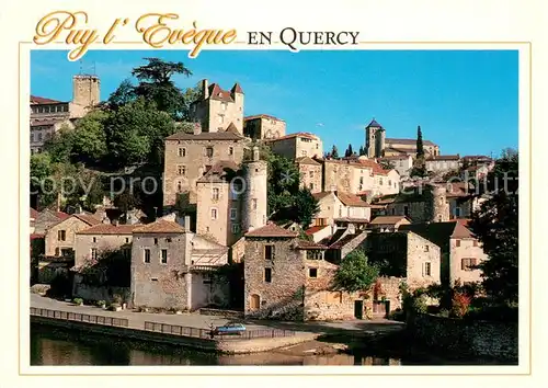 AK / Ansichtskarte Puy l_Eveque en Quercy Vue d ensemble Puy l Eveque