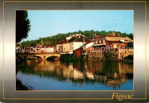 AK / Ansichtskarte Figeac Les Bords du Cele Figeac