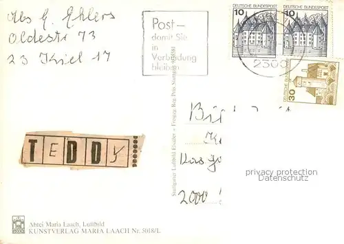 AK / Ansichtskarte Maria_Laach__Kloster Abtei Maria Laach  