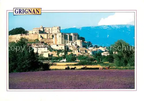 AK / Ansichtskarte Grignan_26 Vue generale avec le Chateau de Madame de Sevigne 