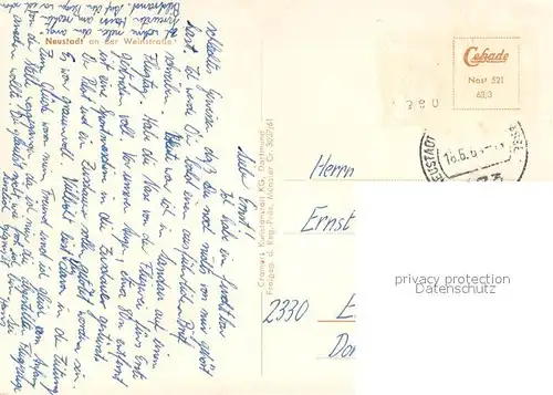 AK / Ansichtskarte Neustadt_Weinstrasse Fliegeraufnahme Neustadt_Weinstrasse