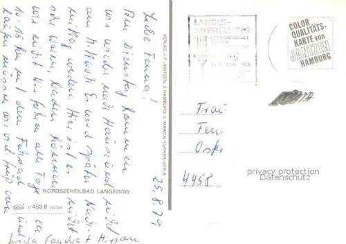 AK / Ansichtskarte Langeoog_Nordseebad Fliegeraufnahme Langeoog_Nordseebad