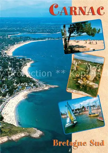 AK / Ansichtskarte Carnac_56 Vue generale des plages 