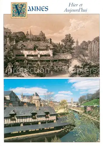 AK / Ansichtskarte Vannes_56 Les lavoirs de la Marie au temps des lavan dieres et aujord hui 