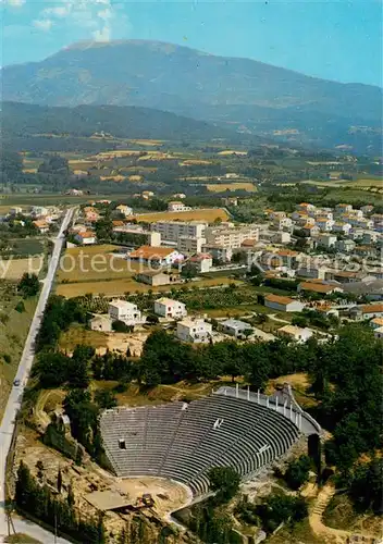 AK / Ansichtskarte Vaison la Romaine_Vaucluse Le Theatre Antique et le Mont Ventoux Vue aerienne Vaison la Romaine