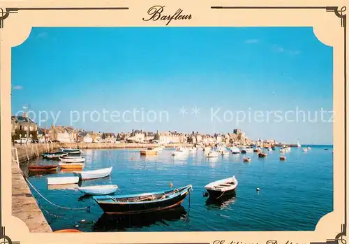 AK / Ansichtskarte Barfleur_Manche Le port a maree haute Barfleur_Manche