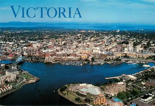 AK / Ansichtskarte Victoria_British_Columbia Aerial view of downtown Victoria Victoria_British_Columbia