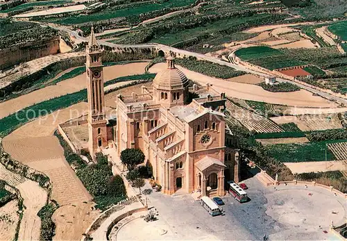 AK / Ansichtskarte Malta__Insel Gozo Ta Pinu A sanctuary and place of pilgrimage since 1883 Fliegeraufnahme 