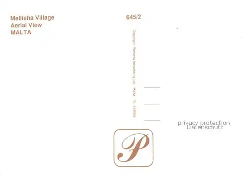 AK / Ansichtskarte Malta__Insel Mellieha Village Aerial View 