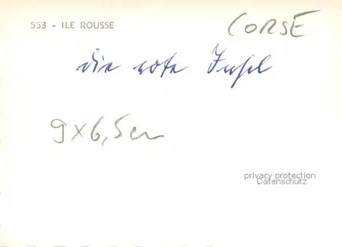 AK / Ansichtskarte Ile_Rousse Panorama Blick aufs Meer Ile_Rousse