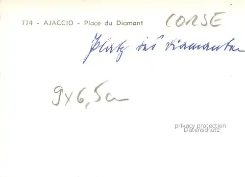 AK / Ansichtskarte Ajaccio Place du Diamant Ajaccio