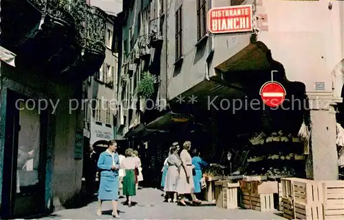 AK / Ansichtskarte Lugano_TI Via Pessina Lugano_TI