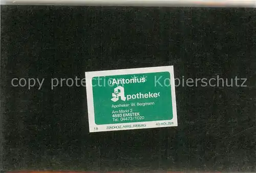 AK / Ansichtskarte Emstek Antonius Apotheke Emstek