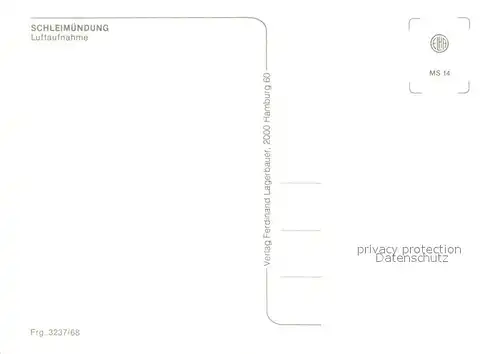 AK / Ansichtskarte Schleimuende Schleimuendung Fliegeraufnahme Schleimuende