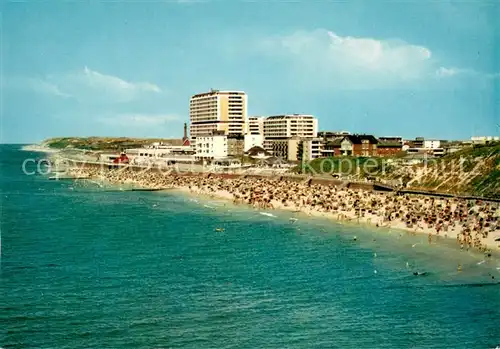 AK / Ansichtskarte Westerland_Sylt Fliegeraufnahme Westerland_Sylt