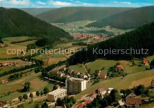AK / Ansichtskarte Baiersbronn_Schwarzwald Fliegeraufnahme mit Eurotel Baiersbronn Schwarzwald