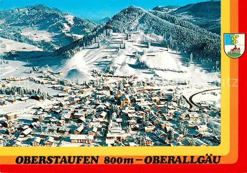 AK / Ansichtskarte Oberstaufen Fliegeraufnahme Oberstaufen