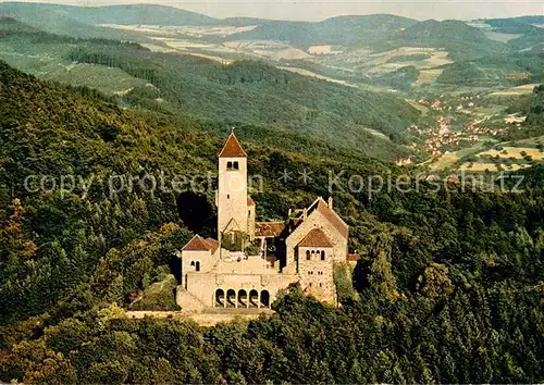 AK / Ansichtskarte Weinheim_Bergstrasse WSC Wachenburg Fliegeraufnahme Weinheim_Bergstrasse