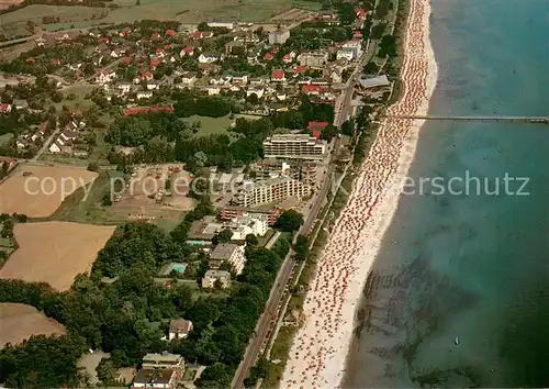 AK / Ansichtskarte Scharbeutz_Ostseebad Fliegeraufnahme Scharbeutz_Ostseebad