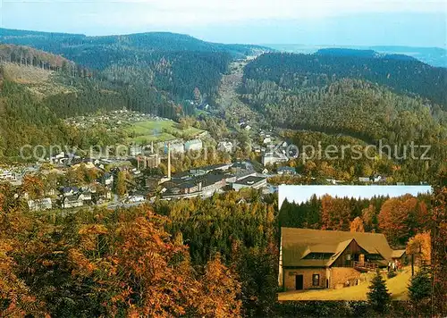 AK / Ansichtskarte Antonsthal_Erzgebirge Panorama Techn Schaudenkmal Silberwaesche Antonsthal_Erzgebirge
