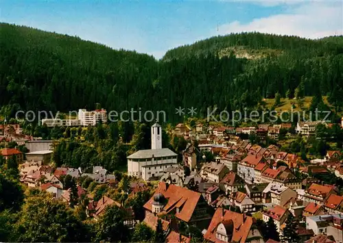 AK / Ansichtskarte Triberg_Schwarzwald Ortsansicht Triberg Schwarzwald