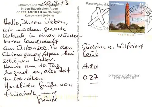 AK / Ansichtskarte Aschau_Chiemgau Fliegeraufnahme mit Kampenwand Aschau Chiemgau
